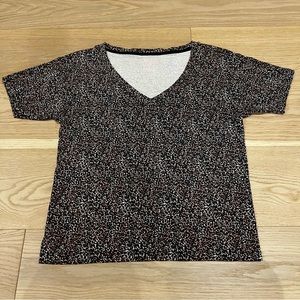 VS Heavenly by Victoria Supersoft Modal V-neck, Mini Leopard